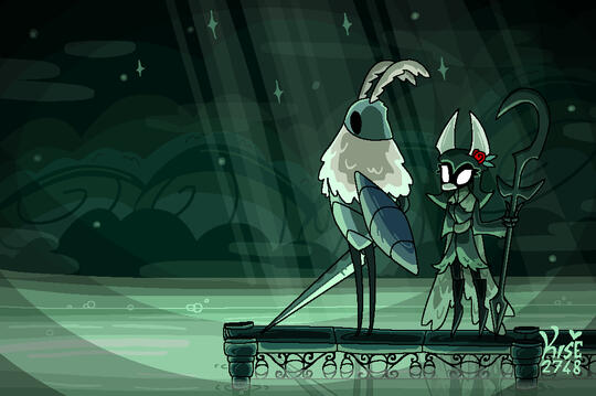 A Moment with The Moss Knight